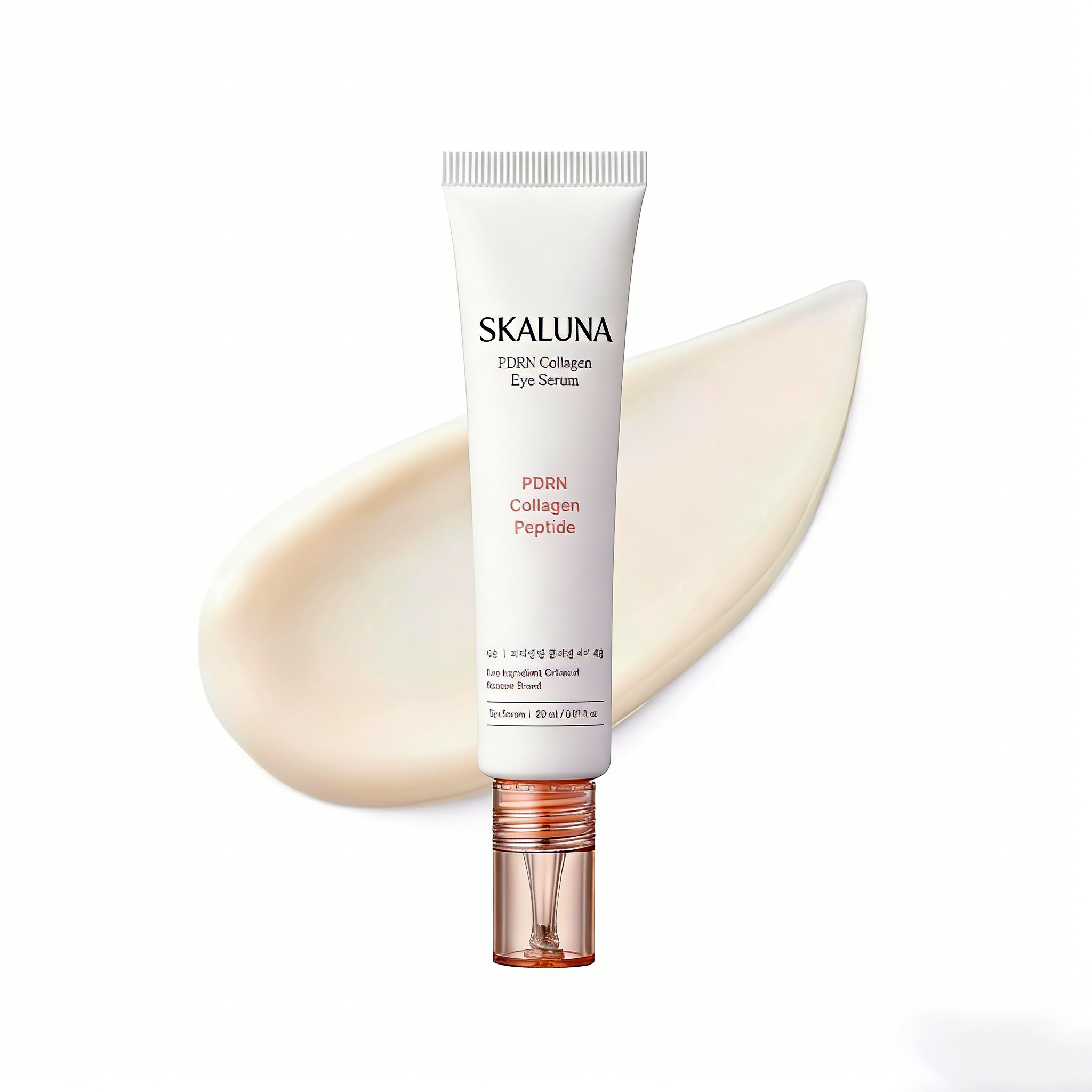 SKALUNA PDRN Collagen Eye Serum - Revived Under Eye Serum with Gentle, Smooth Formula for Sensitive Under Eye Skin 20ml / 0.68 fl.oz. Korean Glass Skin Care