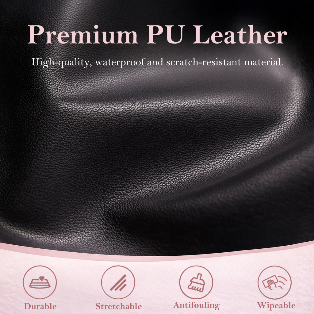 Premium PU Leather Massage Table Cover - Waterproof & Oil-Resistant Fitted Spa Bed Protector, Heavy Duty & Easy to Clean Mattress Pad for Massage Therapists, Salons & Estheticians - Image 3